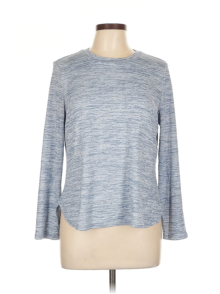 Pre-owned Banana Republic 3/4 Sleeve T-shirt In Blue