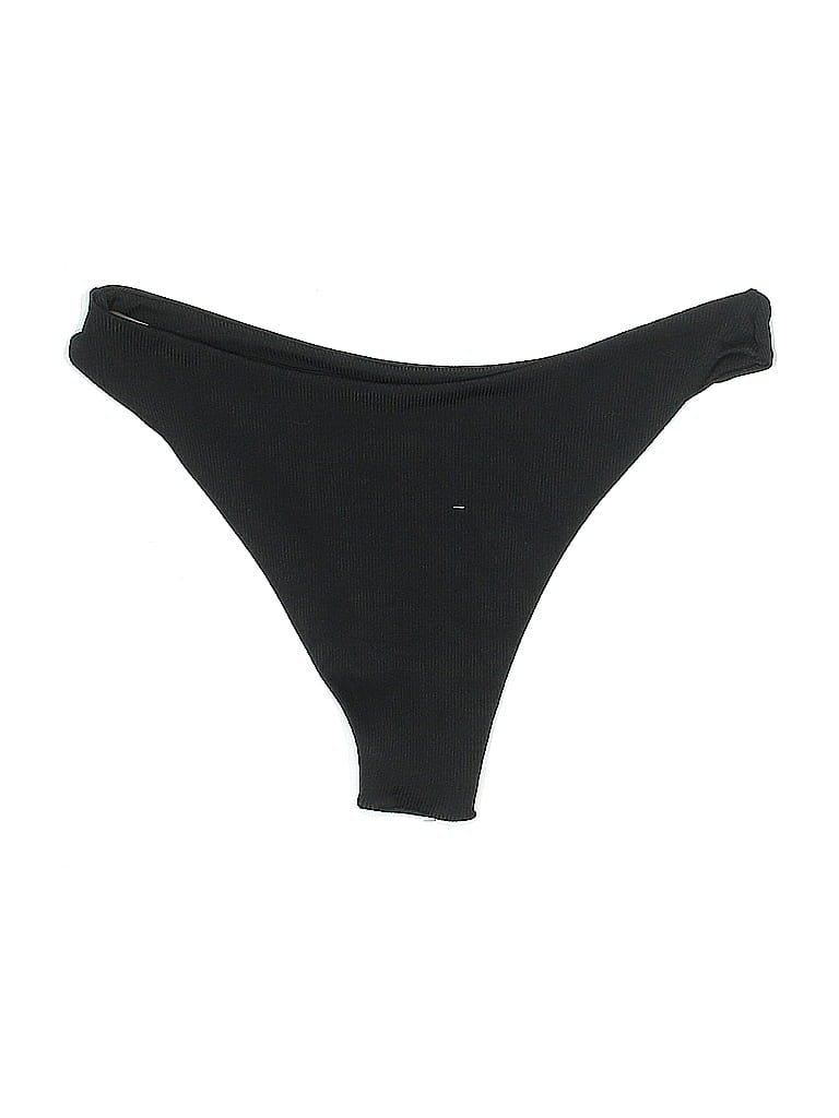 Pre-owned Zaful Swimsuit Bottoms In Black