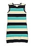 Milly Minis Stripes Teal Dress Size 8 - photo 1