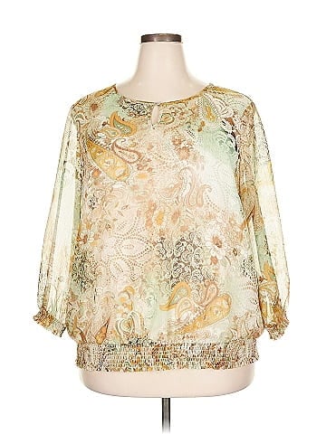 Alfred Dunner 3/4 Sleeve Blouse (view 1)