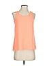 Express 100% Polyester Orange Sleeveless Top Size XS - photo 1