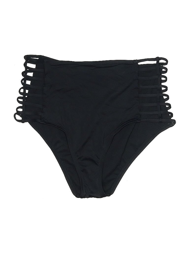 Pre-owned Shade & Shore Swimsuit Bottoms In Black