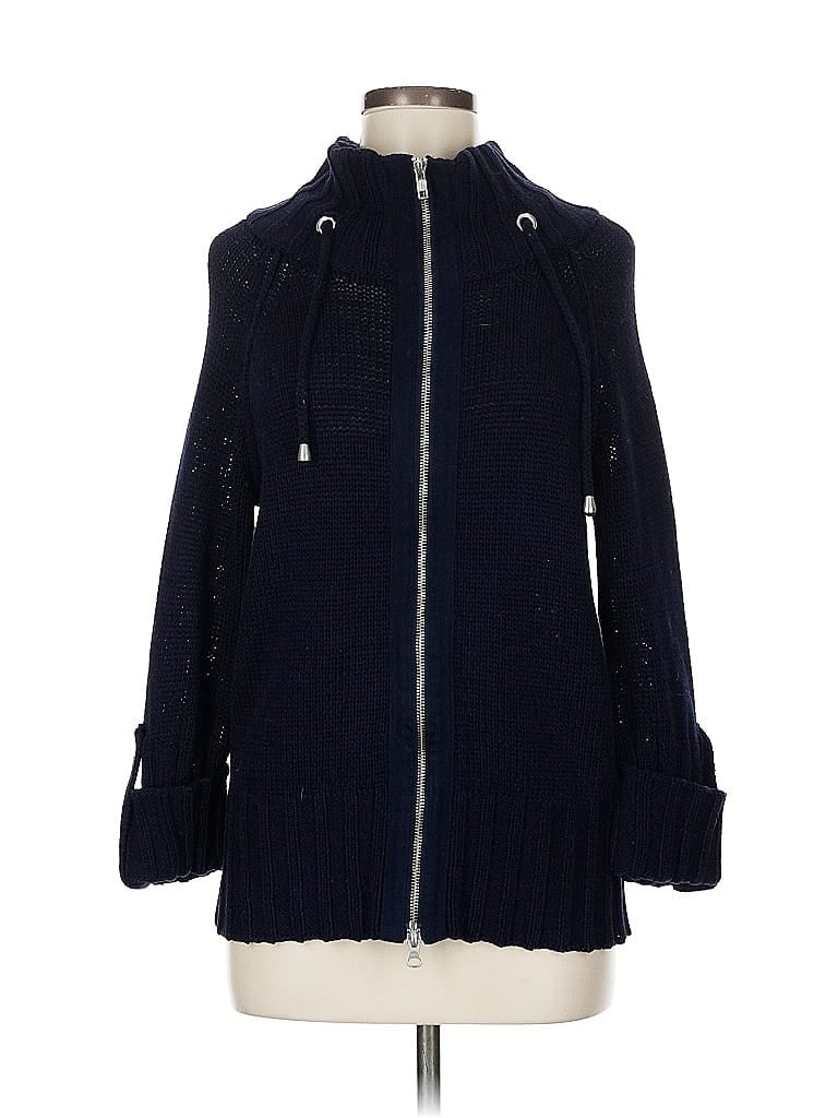 Pre-owned Chico's Cardigan Sweater In Blue