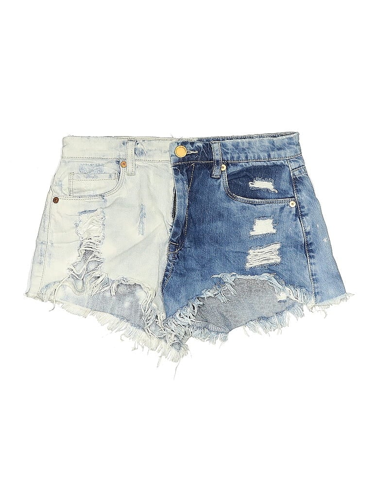 Pre-owned Blanknyc Blank Nyc Denim Shorts In Blue