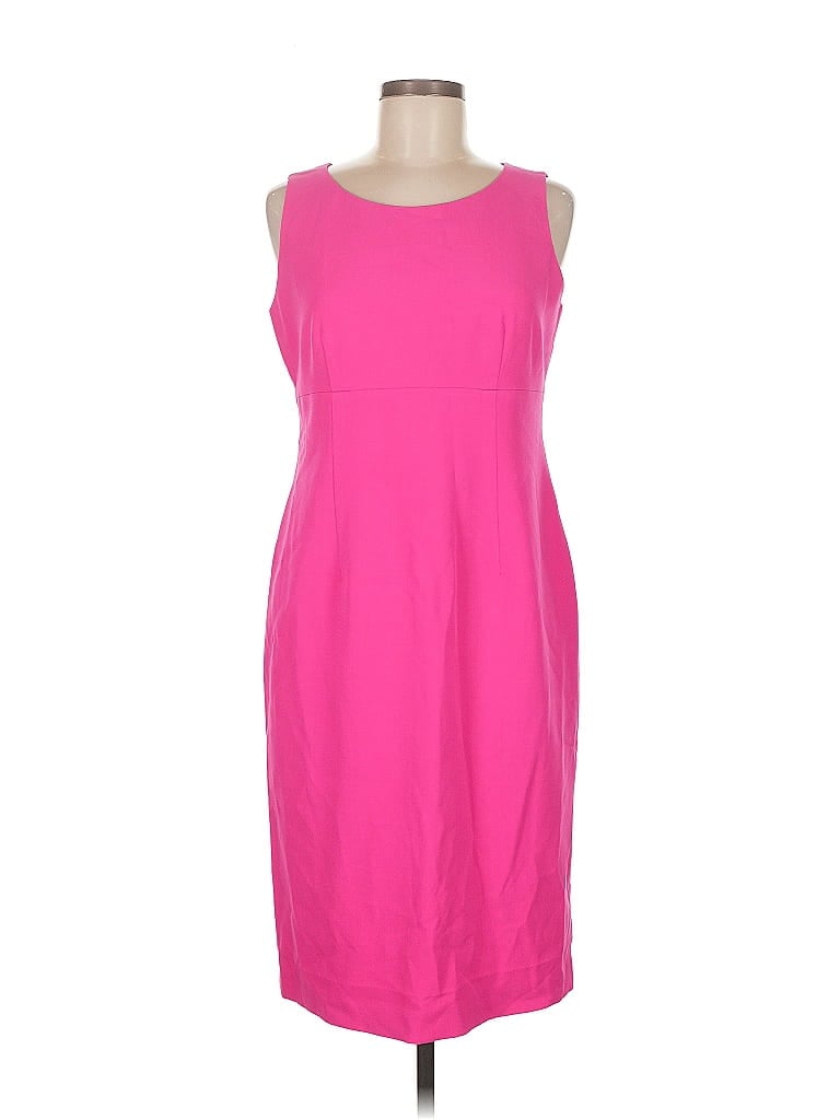 Black Label By Evan Picone Casual Dress In Pink