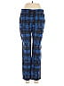 Tara Jarmon Plaid Blue Casual Pants Size EU (FR) 38 / US 6 - photo 1
