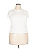 M&S Ivory Short Sleeve Turtleneck Size 18 - photo 1