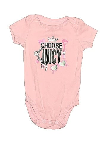 Juicy Couture Short Sleeve Onesie (view 1)