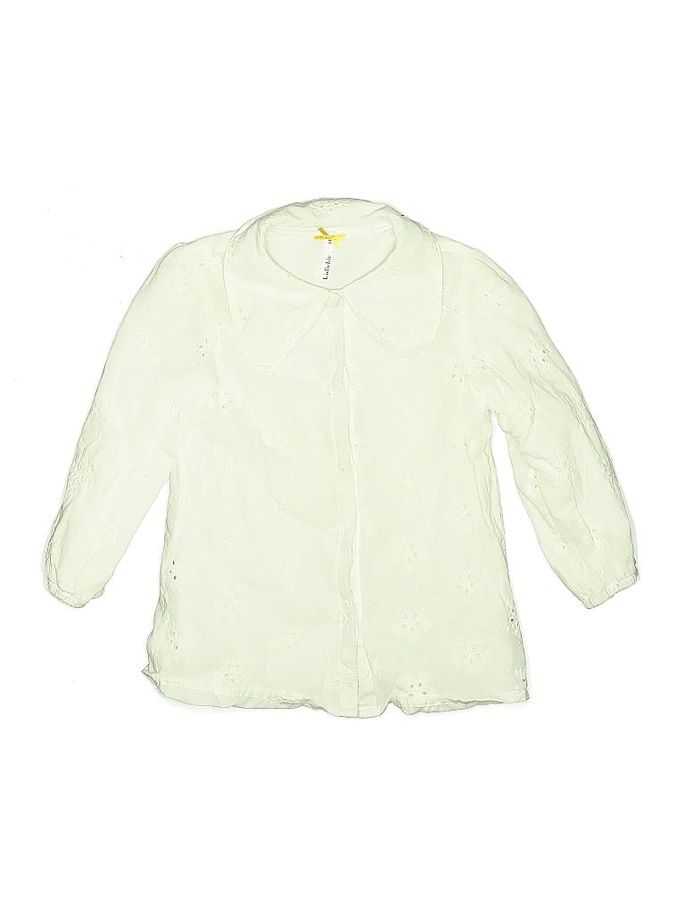 Click to view more detailed imagery on our partner's website Pre-owned Kidichic Kids' 3/4 Sleeve Button Down Shirt In Yellow