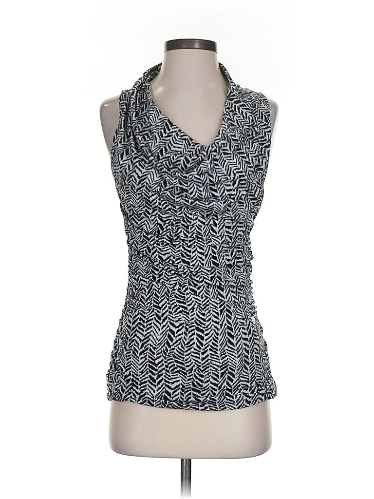 Pre-owned Express Sleeveless Blouse In Gray