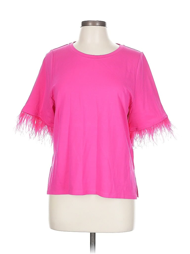 Pre-owned For Cynthia Short Sleeve T-shirt In Pink