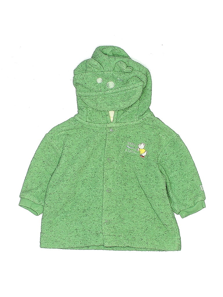 Pre-owned Baby B'gosh Babies' Zip Up Hoodie In Green