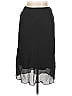 La Belle 100% Polyester Solid Black Formal Skirt Size 11 - photo 1