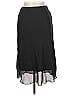 La Belle 100% Polyester Solid Black Formal Skirt Size 11 - photo 2