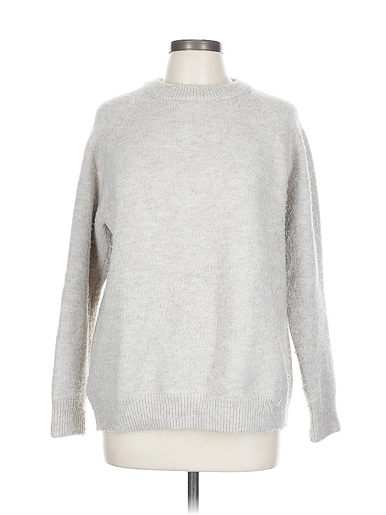Pre-owned Mng Pullover Sweater In Silver