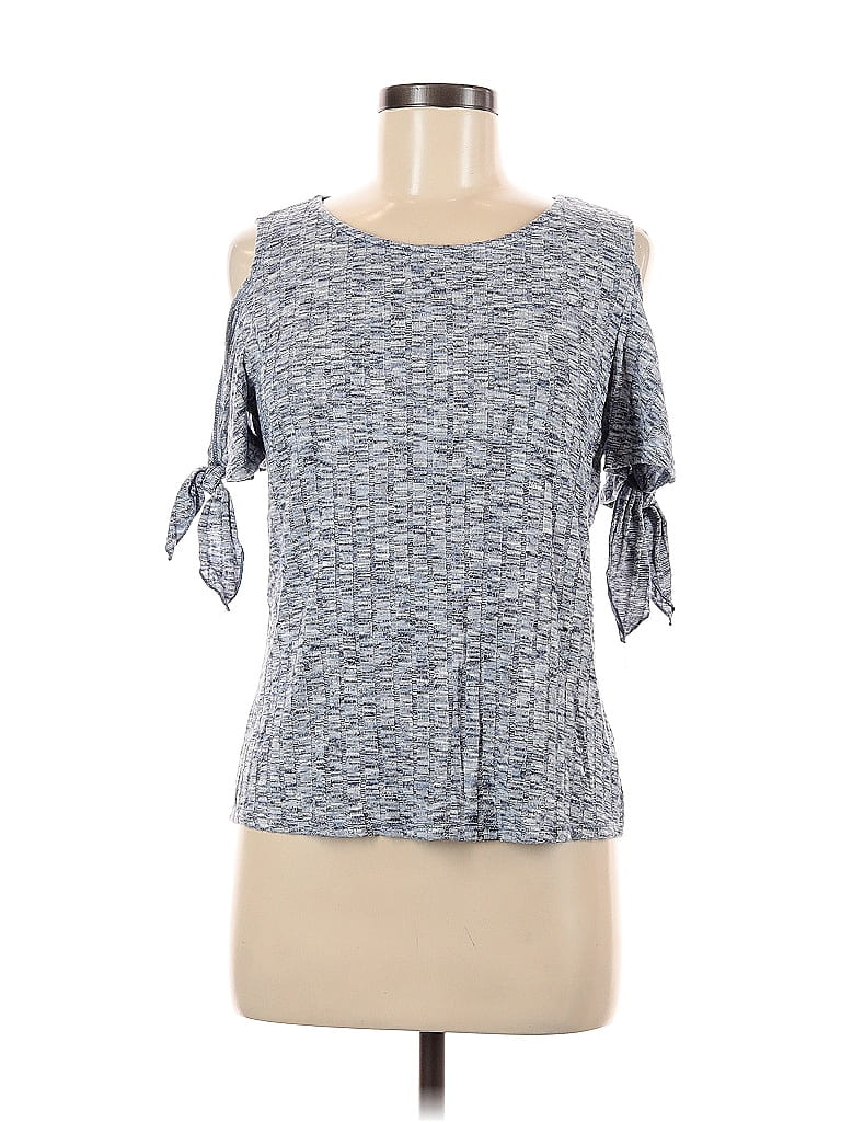 Pre-owned W5 3/4 Sleeve T-shirt In Blue