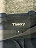 Theory Solid Black Blue Active Pants Size 6 - photo 6