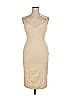 Les Copains Solid Tan Cocktail Dress Size EU 46 / US 16 - photo 1