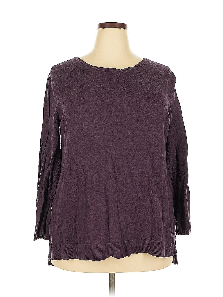 Click to view more detailed imagery on our partner's website Pre-owned Elle Pullover Sweater In Purple