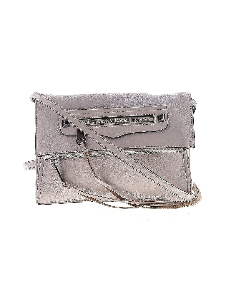 Click to view more detailed imagery on our partner's website Pre-owned Rebecca Minkoff Leather Crossbody Bag In Gray