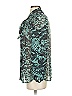 Bellatrix 100% Polyester Teal Long Sleeve Blouse Size XS - photo 5
