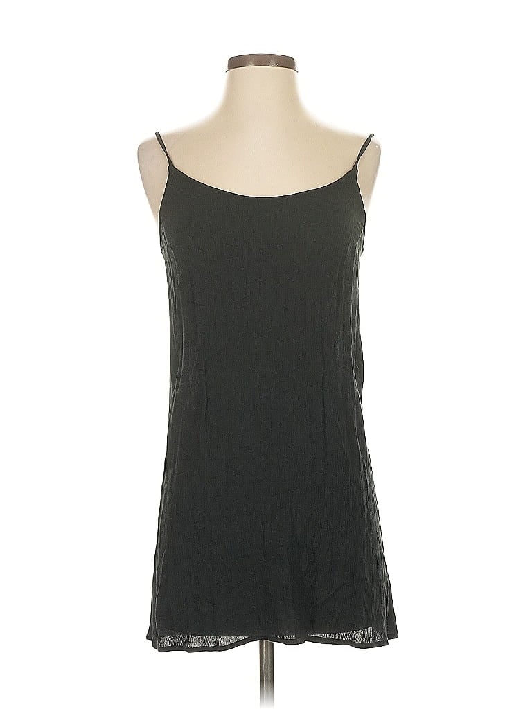 Pre-owned Victoria's Secret Pink Sleeveless Top Black Scoop Neck Tops