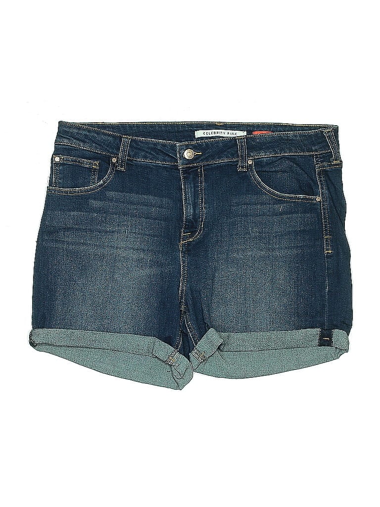 Pre-owned Celebrity Pink Denim Shorts In Blue
