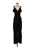 Adelyn Rae 100% Recycled Polyester Solid Black Jumpsuit Size S - photo 1