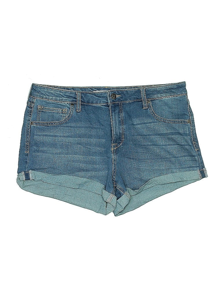 Pre-owned Celebrity Pink Denim Shorts In Blue