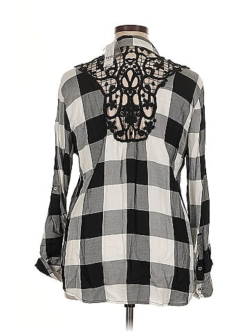 Soho JEANS NEW YORK & COMPANY Long Sleeve Button-Down Shirt (view 2)