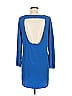 Honey Punch 100% Polyester Solid Blue Casual Dress Size M - photo 2