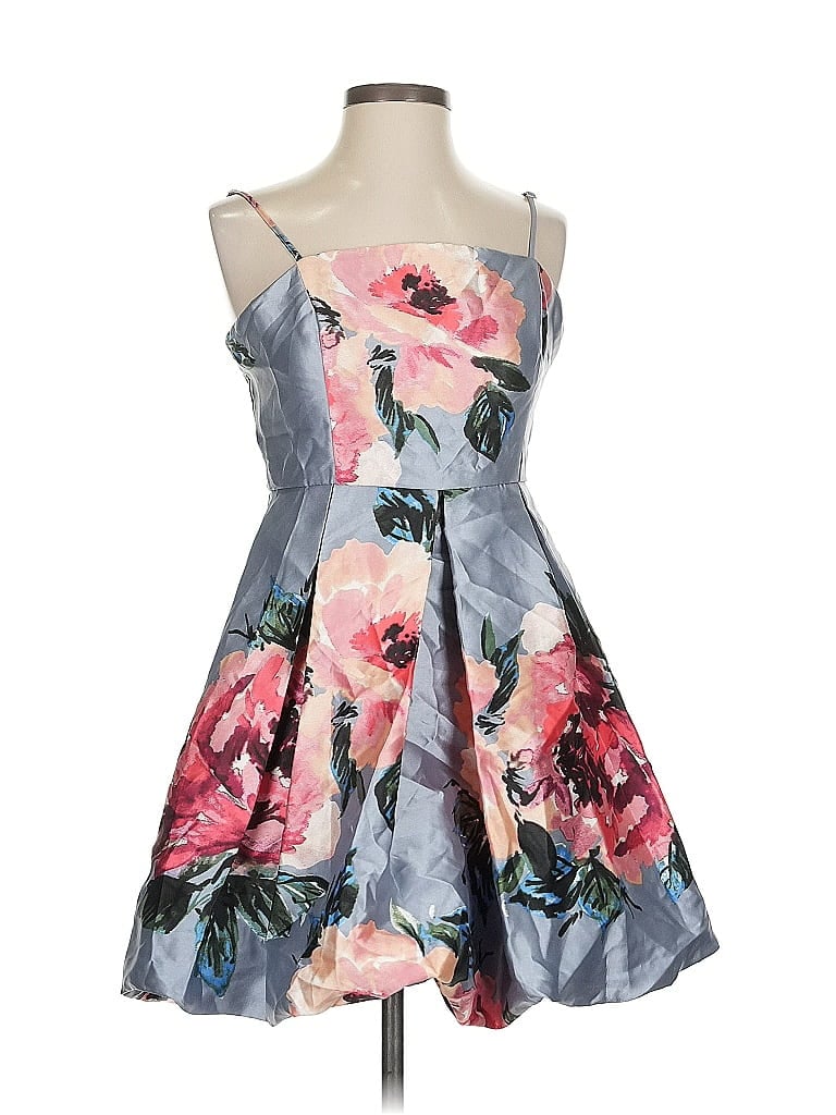 Pre-owned Crystal Doll Cocktail Dress In Gray