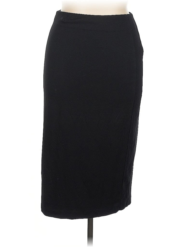 Pre-owned H By Halston Formal Skirt In Black
