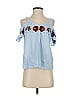 Dizzy Lizzy 100% Cotton Blue Tank Top Size XS - photo 1