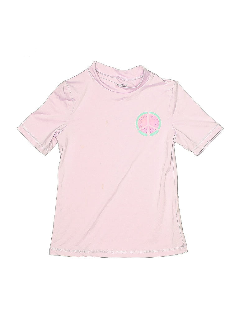 Pre-owned Cat & Jack Kids' Rash Guard In Purple