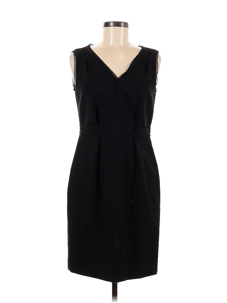 Pre-owned Ann Taylor Loft Cocktail Dress In Black