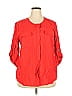 Beverly Drive Red 3/4 Sleeve Blouse Size 16 - photo 1