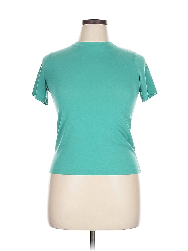 Pre-owned All In Motion Short Sleeve T-shirt In Blue