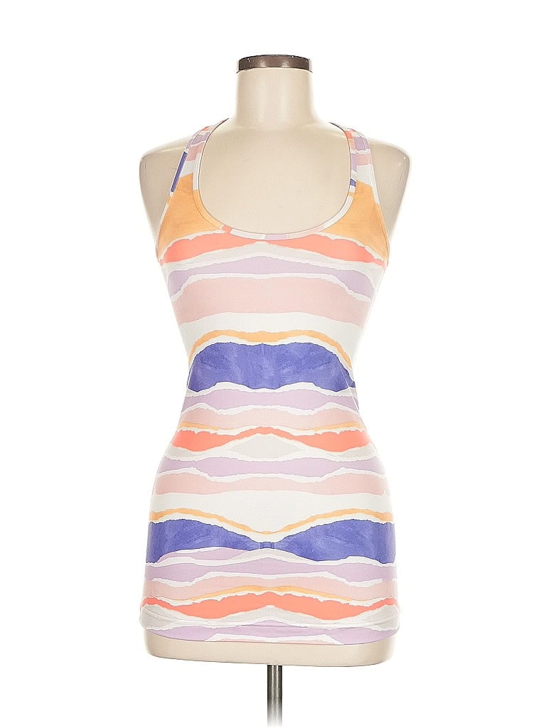 Click to view more detailed imagery on our partner's website Pre-owned Lululemon Athletica Tank Top Pink Halter Neckline Tops