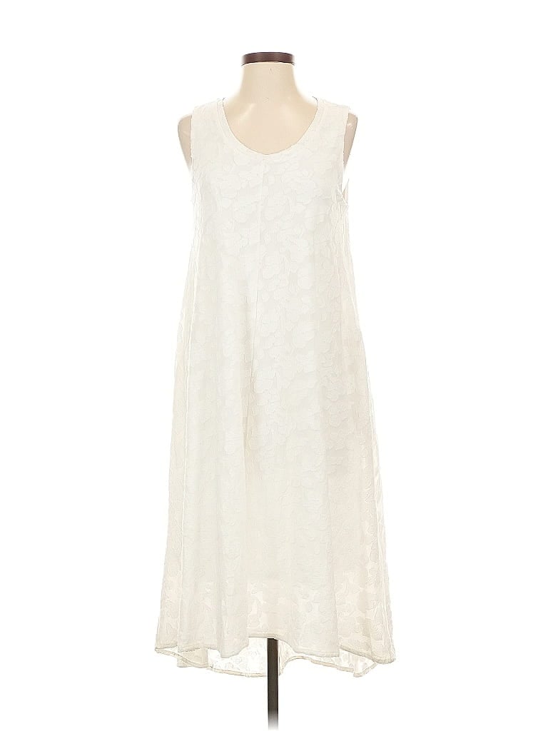 Pre-owned Simply Vera Vera Wang Casual Dress In White