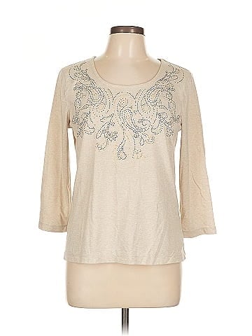 Zenergy by Chico's 3/4 Sleeve T-Shirt (view 1)