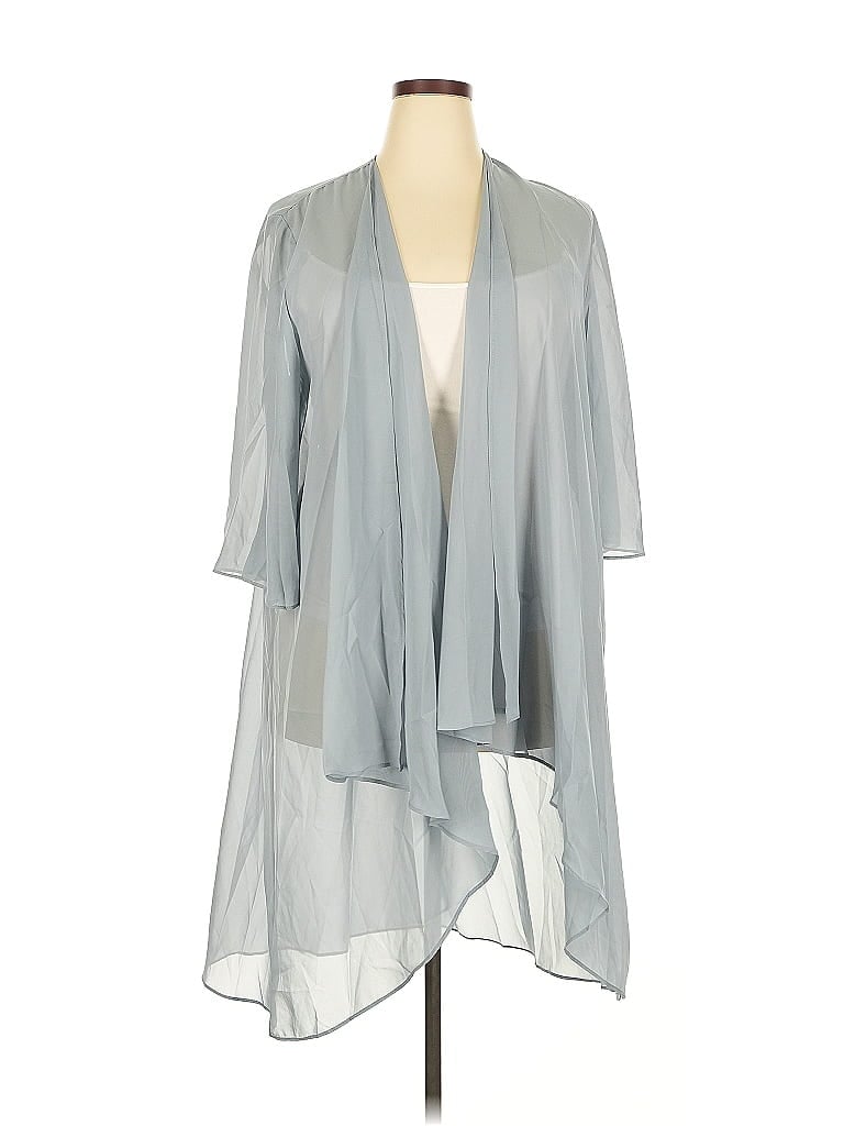 Pre-owned Unbranded Kimono In Blue