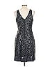 Julia Jordan 100% Polyester Animal Print Gray Cocktail Dress Size 10 - photo 2