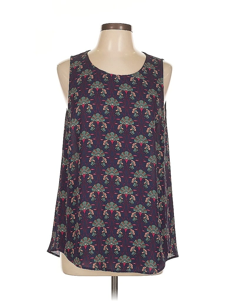 Pre-owned Daniel Rainn Sleeveless Blouse In Purple