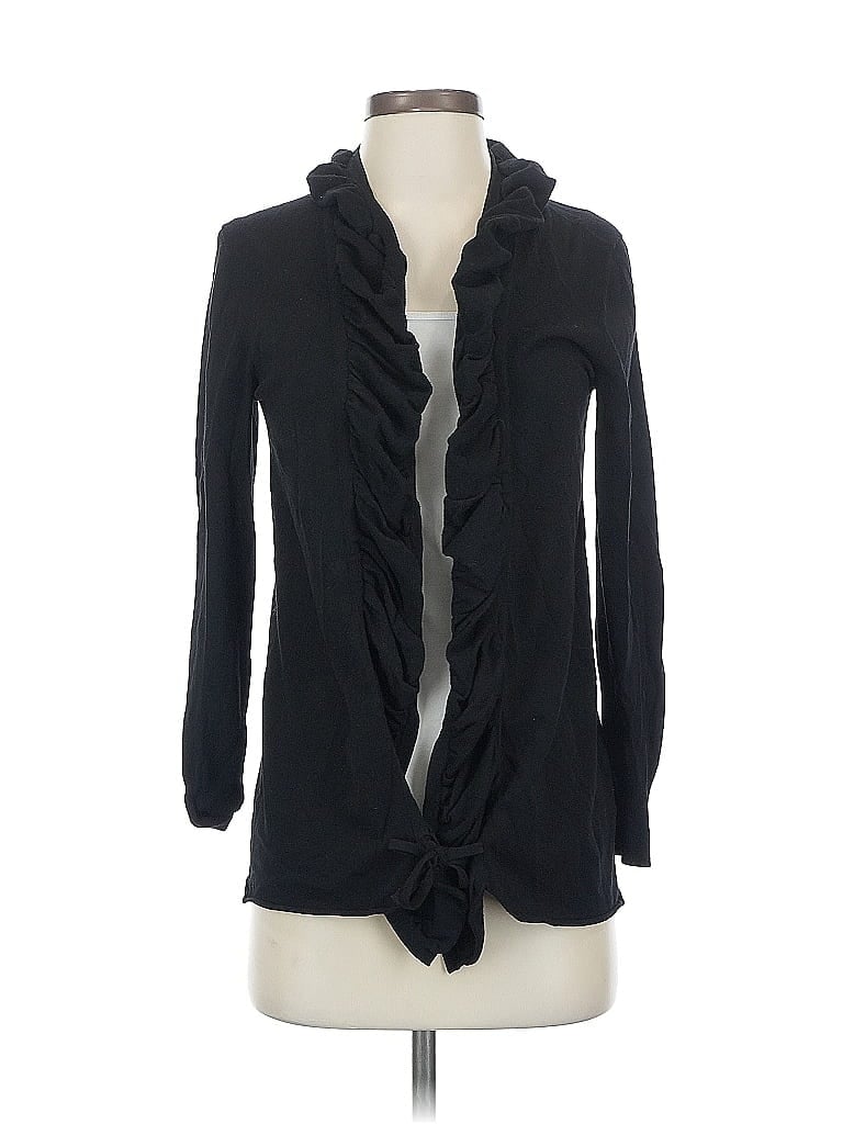 Pre-owned Lafayette 148 Cardigan Sweater In Black