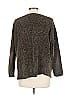 Romeo & Juliet Couture Metallic Brown Green Pullover Sweater Size L (estimated) - photo 2