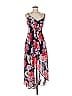 Crystal Doll 100% Polyester Floral Pink Cocktail Dress Size 7 - photo 1