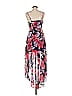 Crystal Doll 100% Polyester Floral Pink Cocktail Dress Size 7 - photo 2