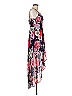 Crystal Doll 100% Polyester Floral Pink Cocktail Dress Size 7 - photo 4