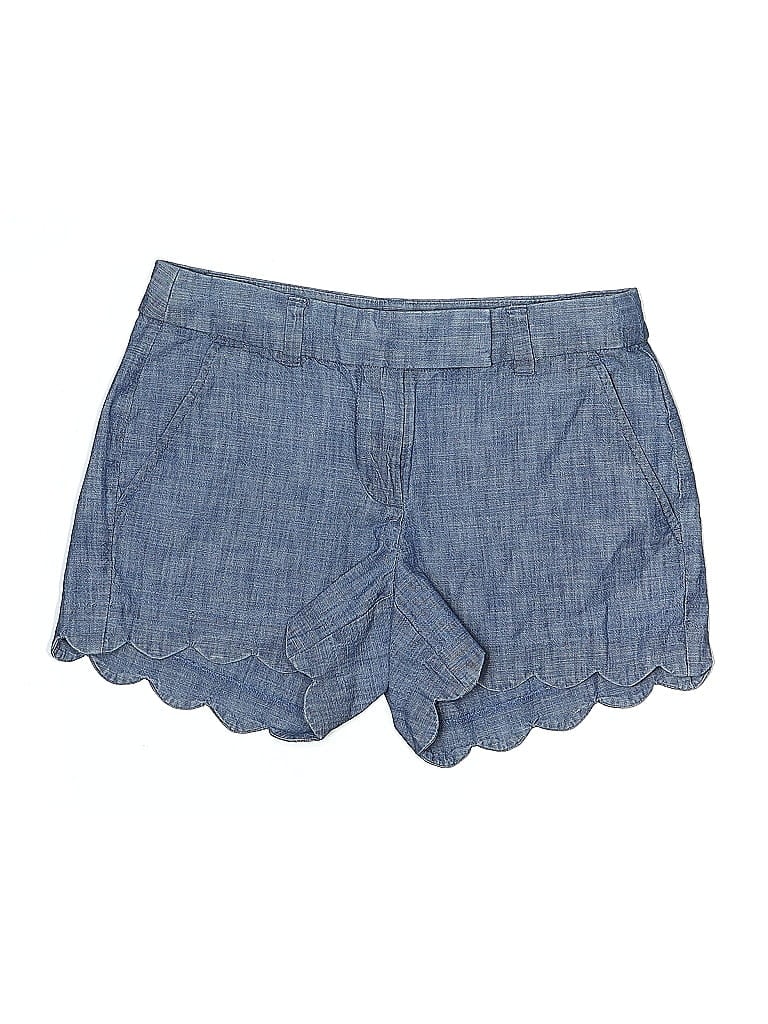 Pre-owned J.crew Factory Store Shorts In Blue
